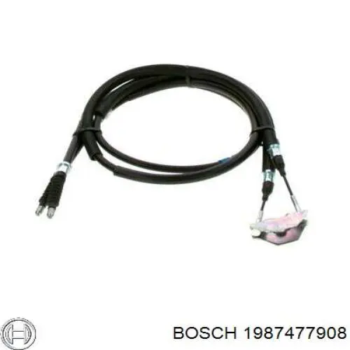 Трос ручного гальма задній, правий/лівий 1987477908 Bosch