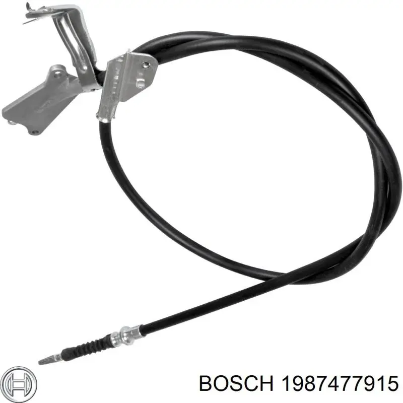 1987477915 Bosch Трос ручника задній лівий