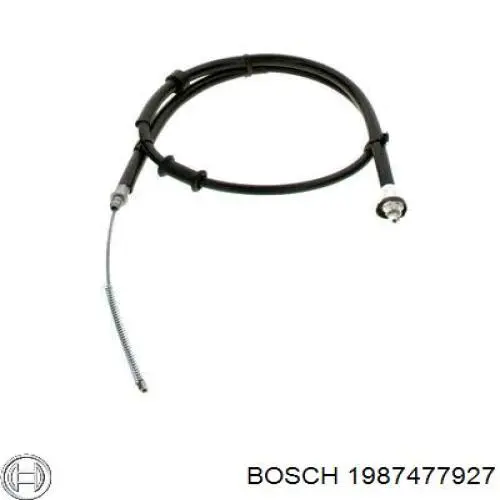 1987477927 Bosch трос ручного гальма задній, лівий