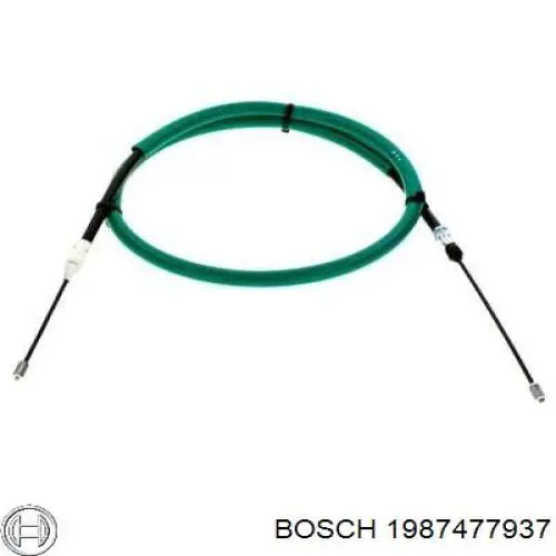 1987477937 Bosch трос ручного гальма задній, правий/лівий