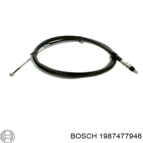1987477946 Bosch трос ручного гальма задній, правий/лівий
