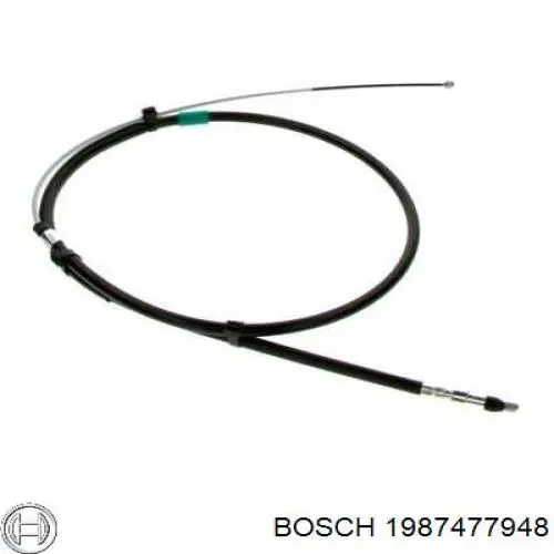 Трос ручного гальма задній, лівий 1987477948 Bosch