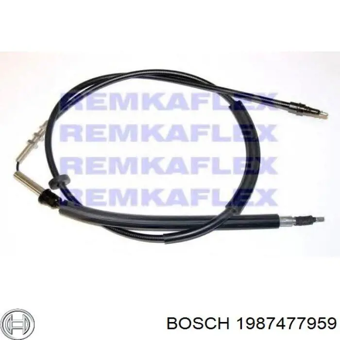 Купити 1987477959 Bosch Трос ручного гальма задній, правий/лівий