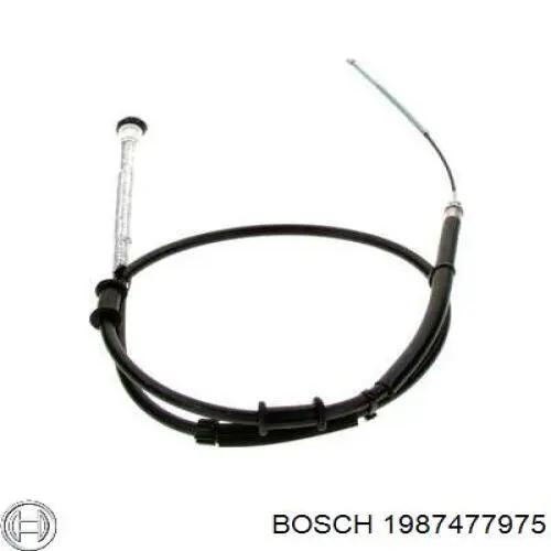 Купити 1987477975 Bosch Трос ручного гальма задній, правий