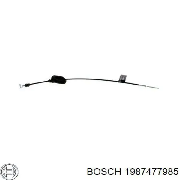 1987477985 Bosch трос ручного гальма передній