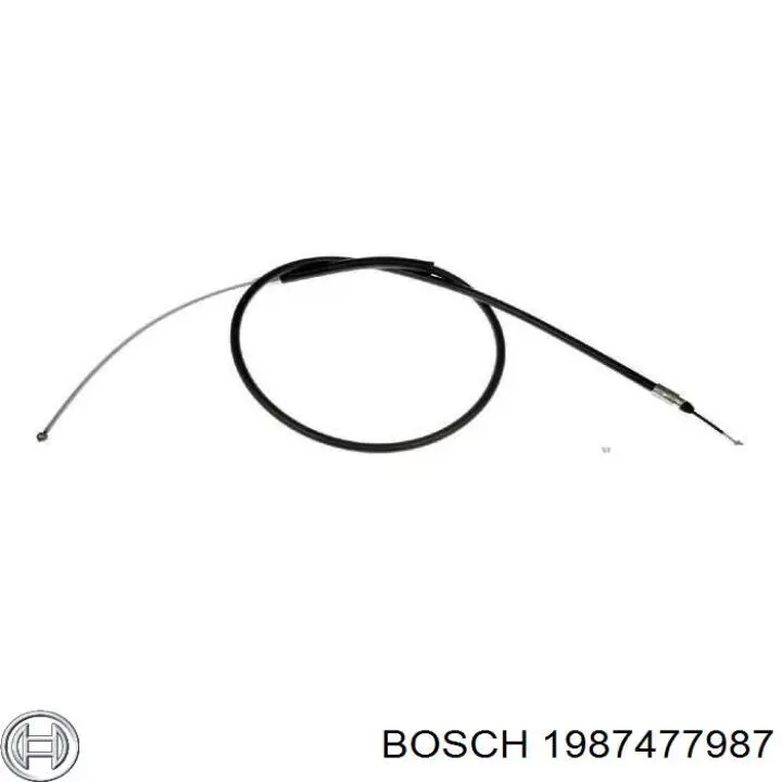 Трос стоянкового гальма задній лівий Bosch 1987477987 ціна, від 12.91 USD