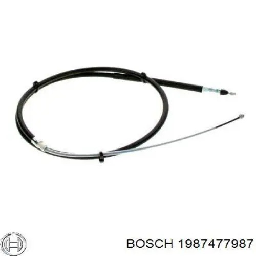 1987477987 Bosch трос ручного гальма задній, лівий