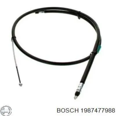 1987477988 Bosch трос ручного гальма задній, правий