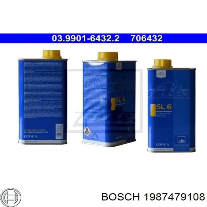 Рідина гальмівна Bosch 1987479108