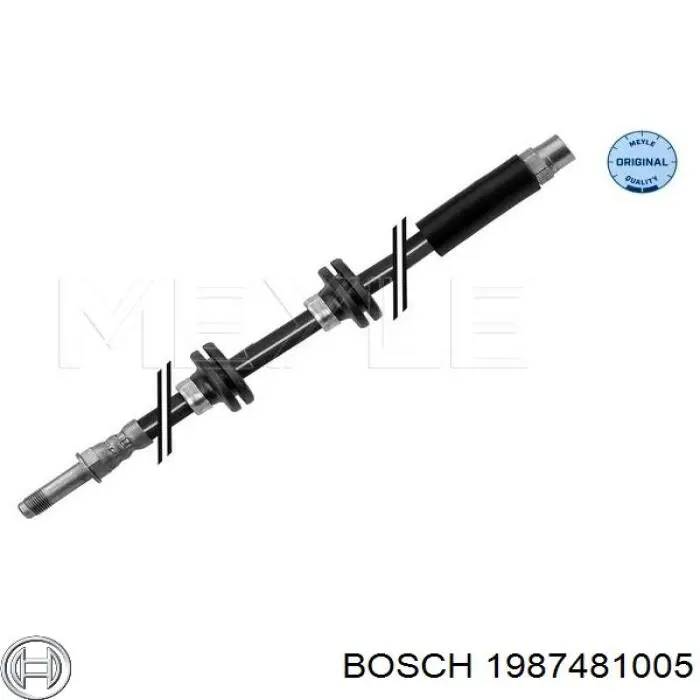 1987481005 Bosch шланг гальмівний передній