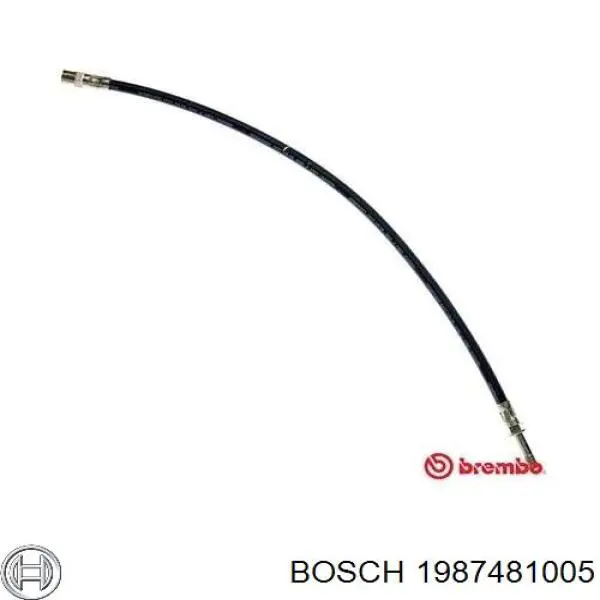 1987481005 Bosch Гнучка гальмівна трубка передня