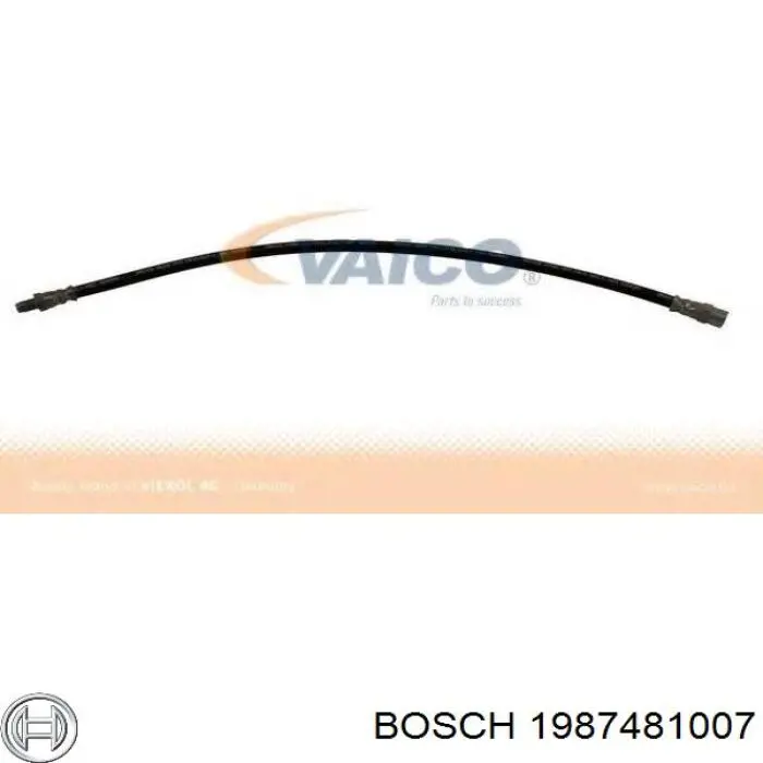 Купити 1987481007 Bosch Шланг гальмівний задній
