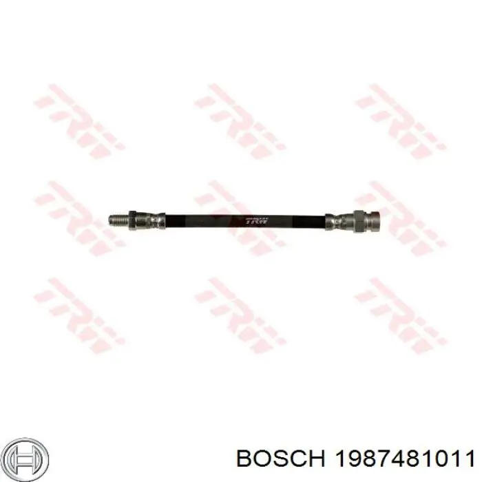 1987481011 Bosch Гнучка гальмівна трубка передня