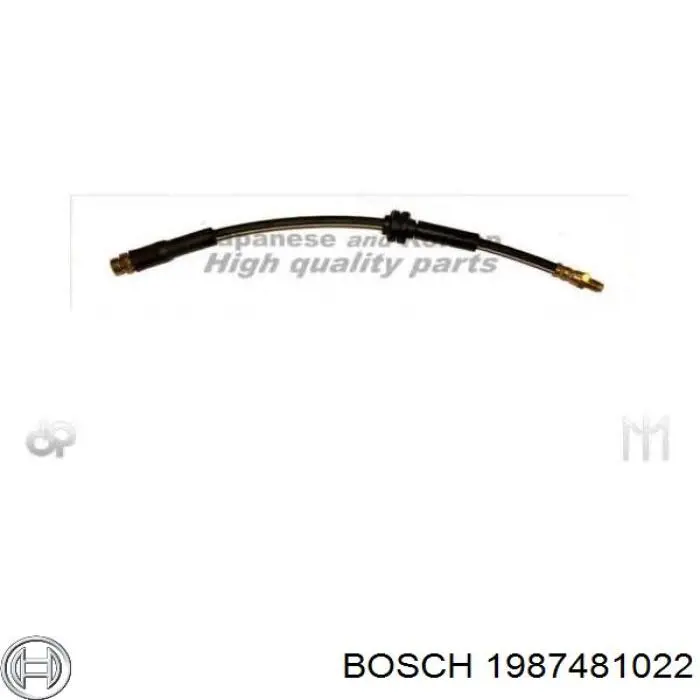 1987481022 Bosch шланг гальмівний задній
