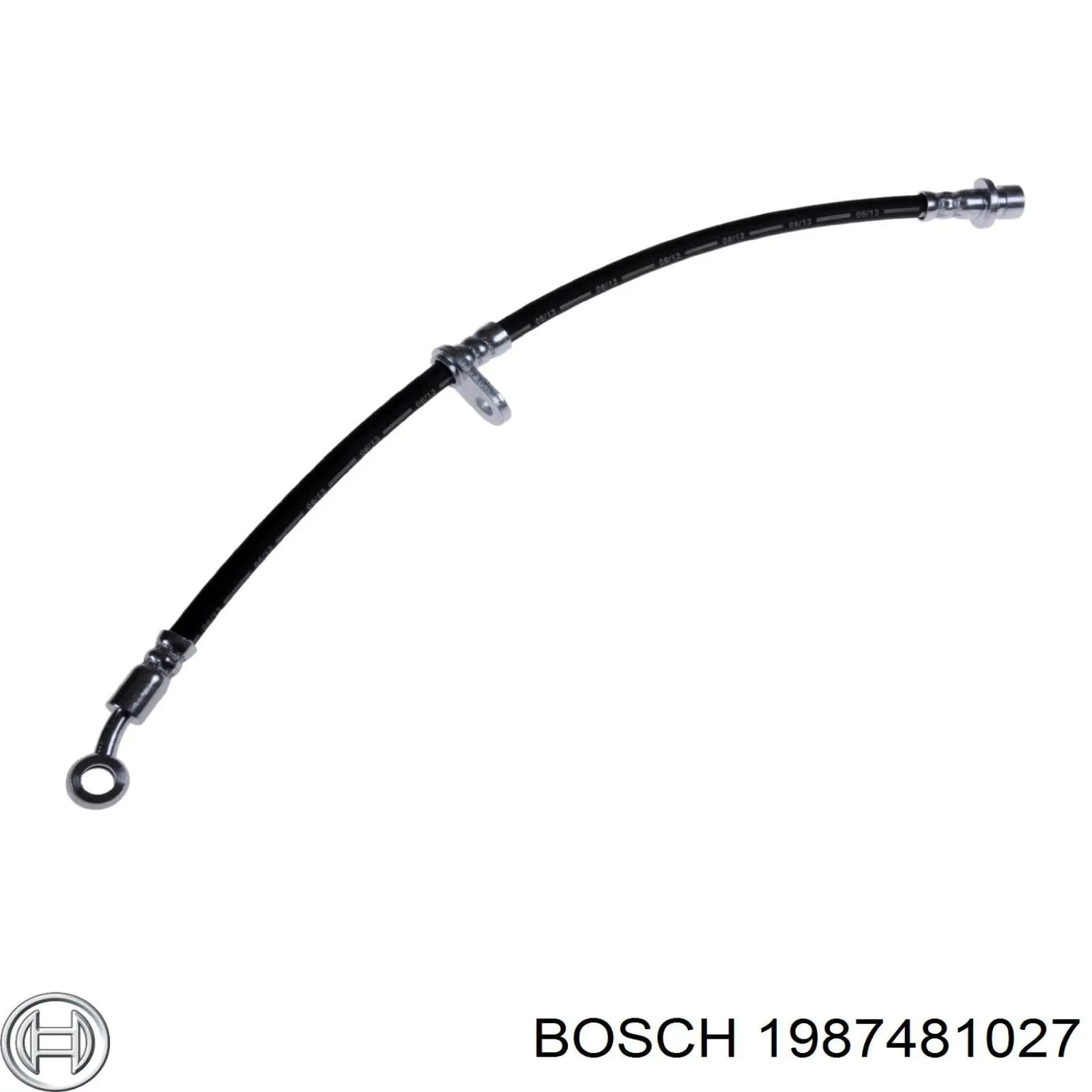 1987481027 Bosch шланг гальмівний передній, лівий