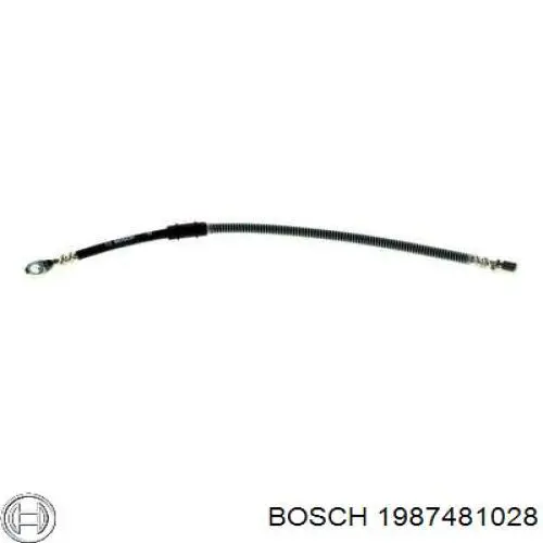 1987481028 Bosch шланг гальмівний передній