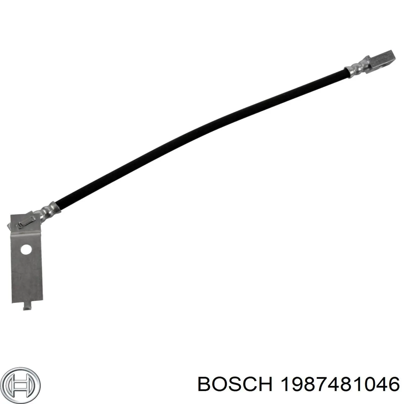 Шланг гальмівний передній, лівий 1987481046 Bosch