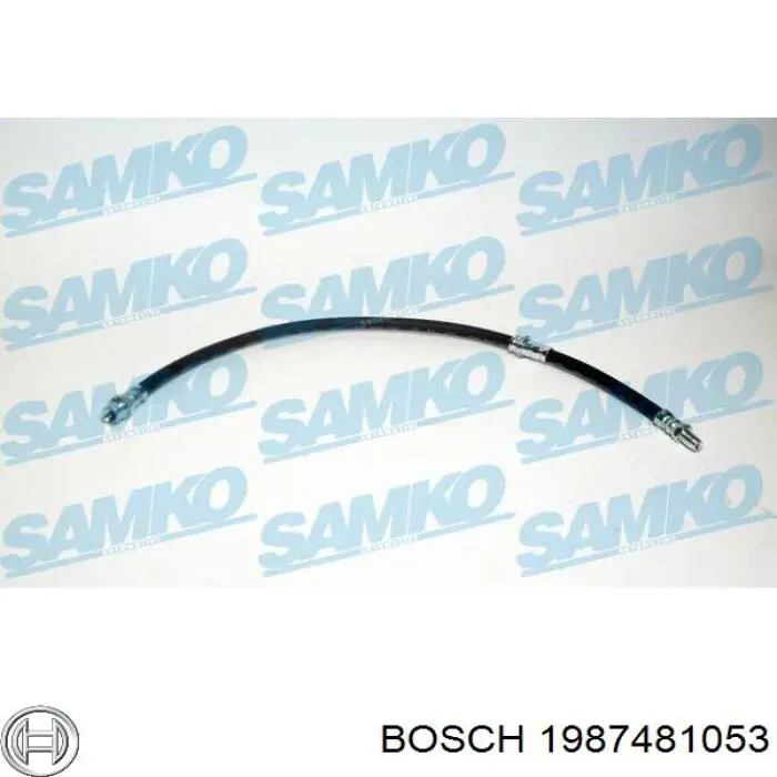 Шланг гальмівний задній 1987481053 Bosch