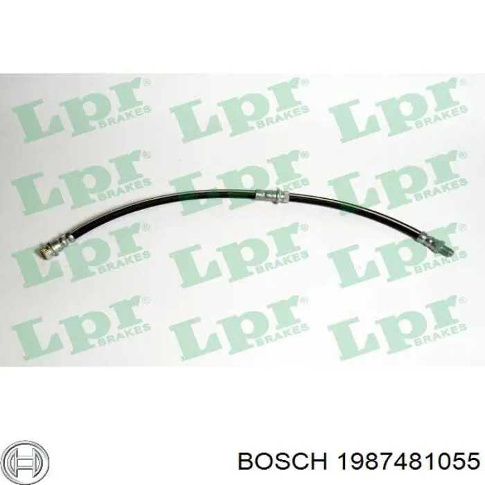 Купити 1987481055 Bosch Шланг гальмівний задній