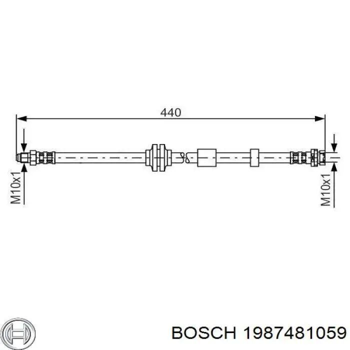 Купити 30681724 Volvo Гальмівні шланги передні