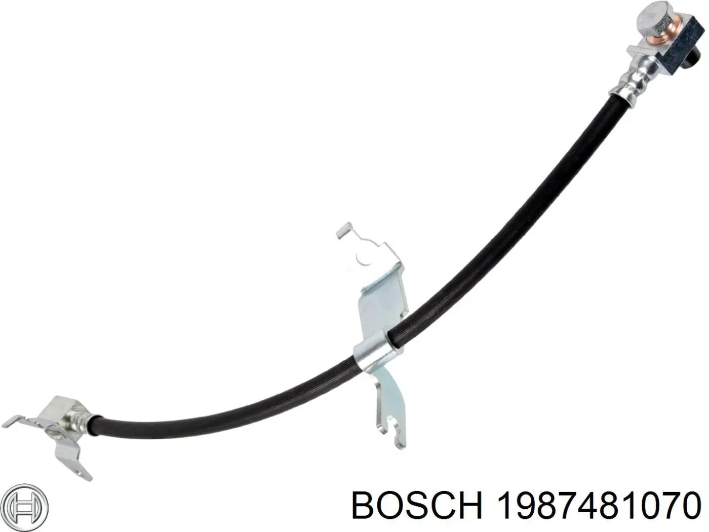 Шланг гальмівний передній, правий 1987481070 Bosch