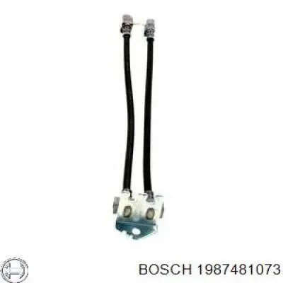 Шланг гальмівний задній Bosch 1987481073 ціна, від 23.04 USD