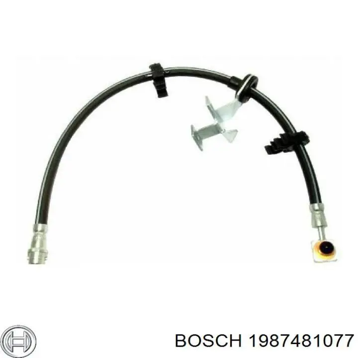 Купити 1987481077 Bosch Шланг гальмівний передній, лівий