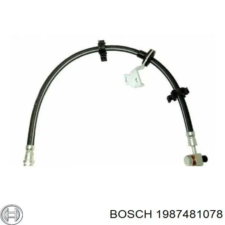 Шланг гальмівний передній, правий Mercedes A1634202148 ціна, від 27.22 USD