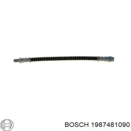 1987481090 Bosch шланг гальмівний задній