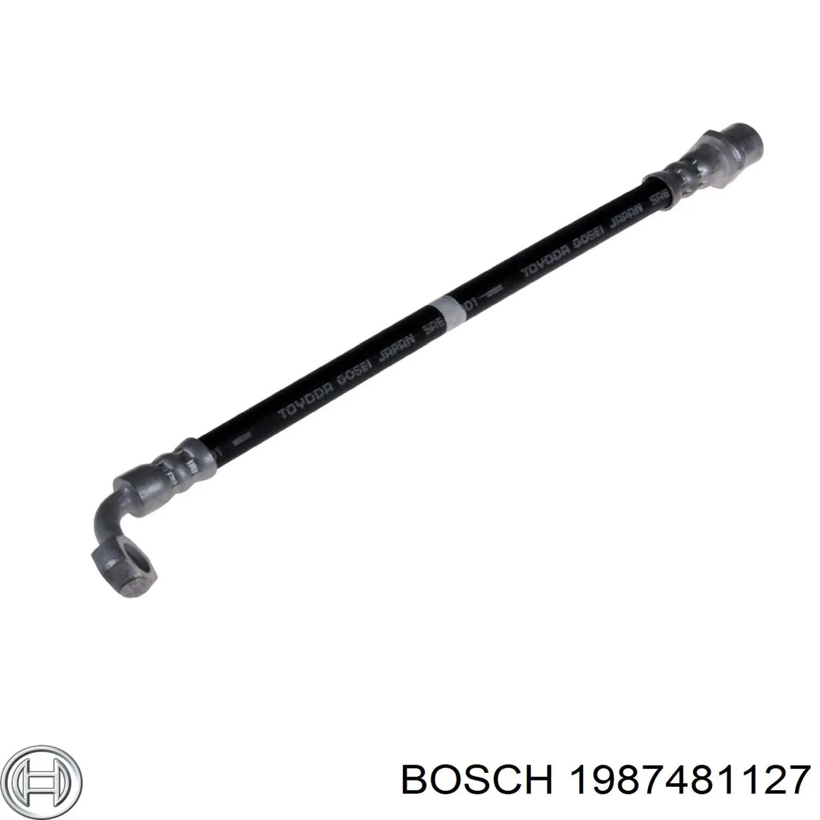 Шланг гальмівний задній, лівий Bosch 1987481127 ціна, від 11.40 USD
