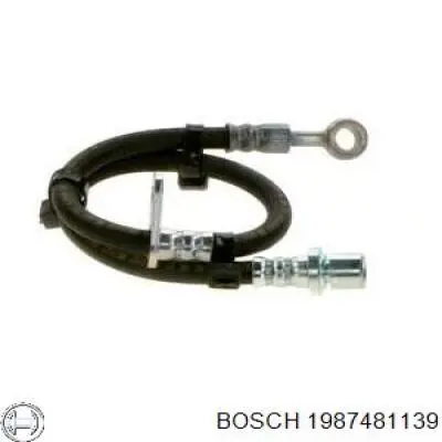 Купити 1987481139 Bosch Шланг гальмівний передній, лівий