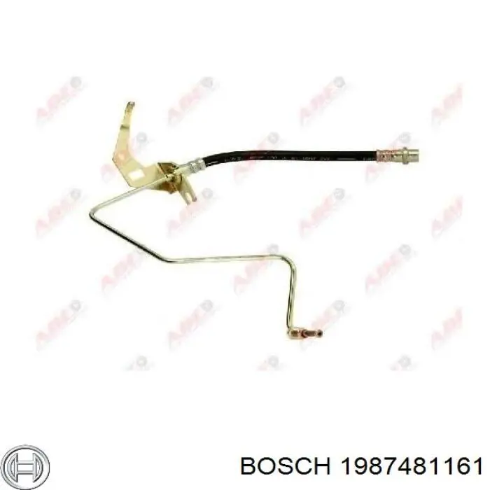 Шланг гальмівний задній, лівий Bosch 1987481161 ціна, від 17.81 USD