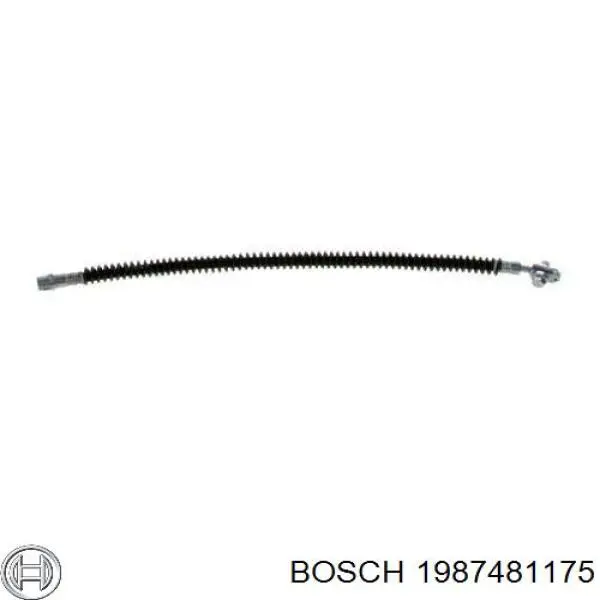 Купити 1987481175 Bosch Шланг гальмівний задній
