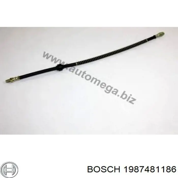 Гальмівні шланги передні 1987481186 Bosch