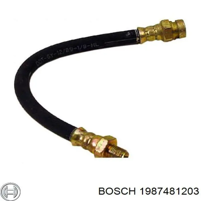 Шланг гальмівний задній Bosch 1987481203 ціна, від 6.16 USD