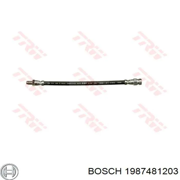 1987481203 Bosch шланг гальмівний задній