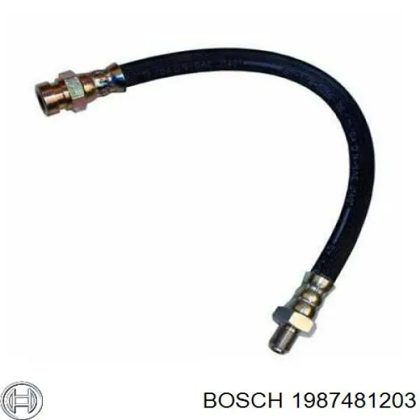 1987481203 Bosch Шланг гальмівний задній