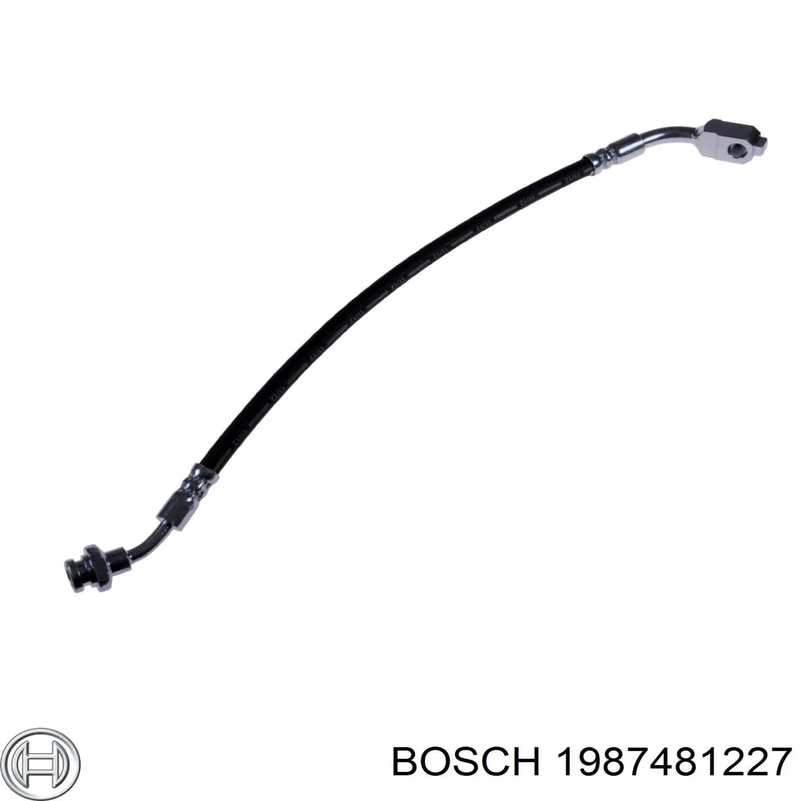 1987481227 Bosch шланг гальмівний передній, правий