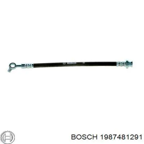 1987481291 Bosch шланг гальмівний передній, лівий