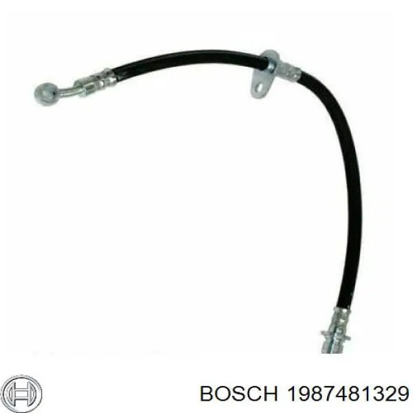 1987481329 Bosch Шланг гальмівний передній, лівий