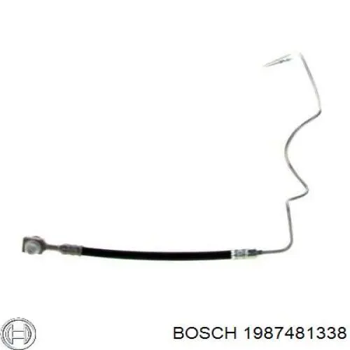 Купити 1987481338 Bosch Шланг гальмівний задній, лівий