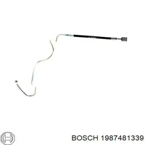 1987481339 Bosch шланг гальмівний задній, правий