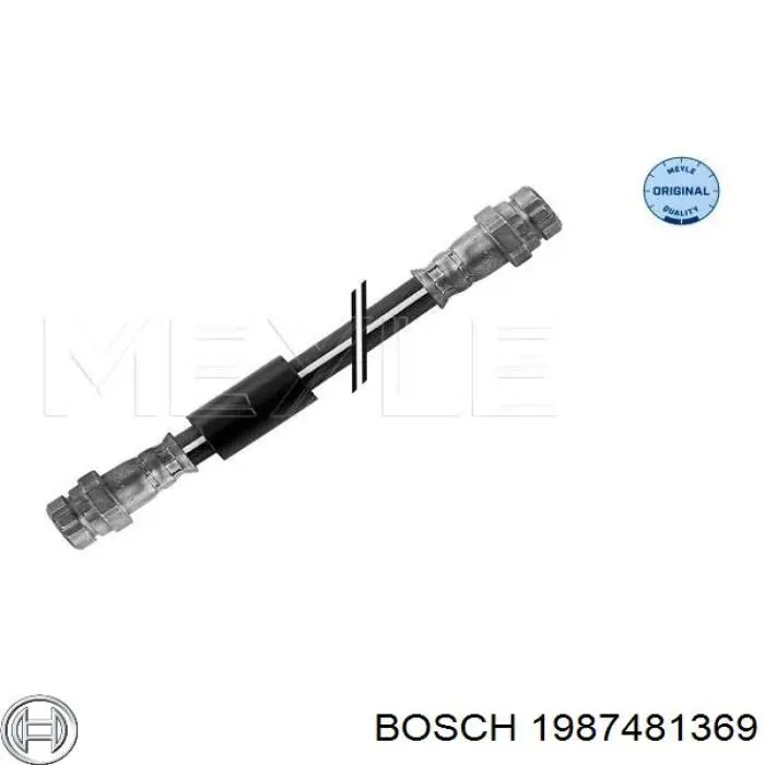 1987481369 Bosch Шланг гальмівний задній