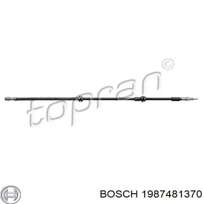 Гальмівні шланги передні 1987481370 Bosch