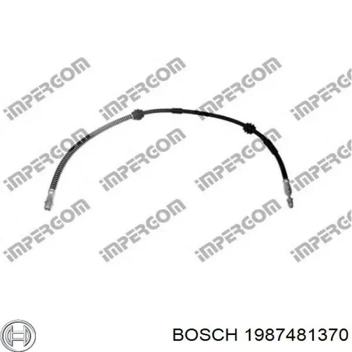 Купити 1987481370 Bosch Гальмівні шланги передні