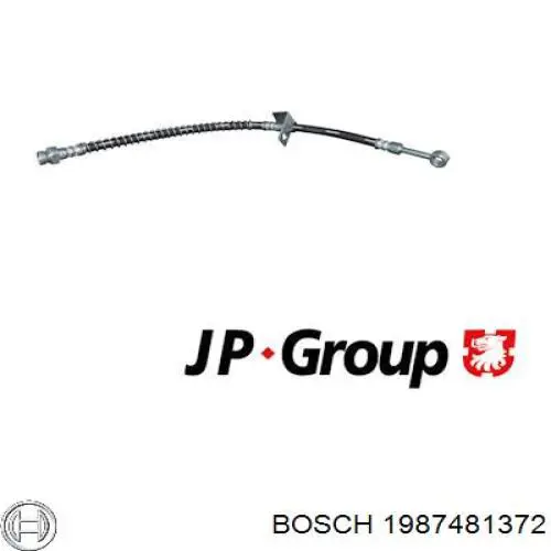 Купити 1987481372 Bosch Шланг гальмівний передній, правий