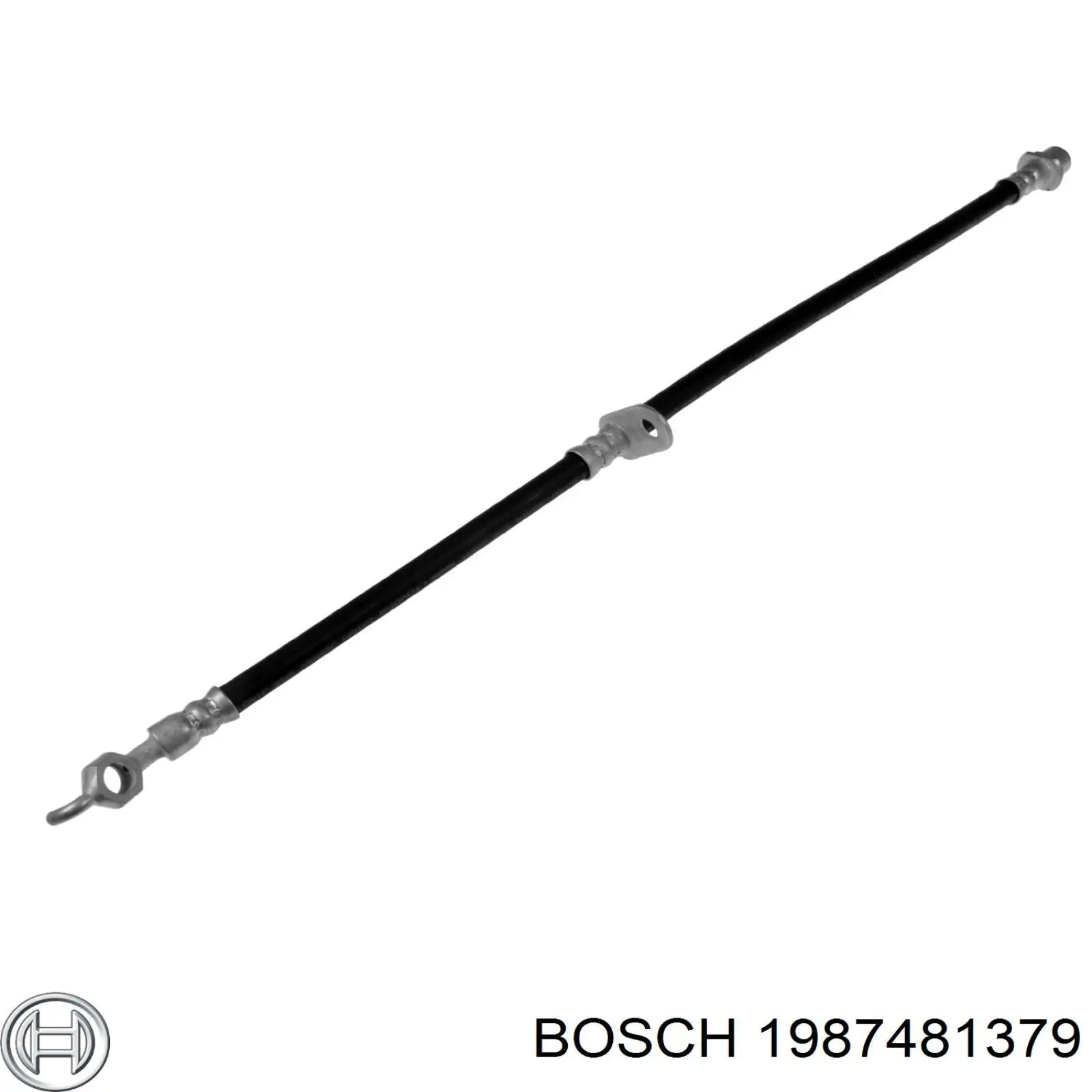 Шланг гальмівний задній, лівий Bosch 1987481379