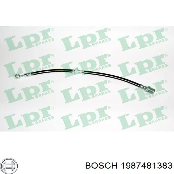 Купити 1987481383 Bosch Шланг гальмівний передній, лівий