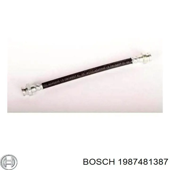 Шланг гальмівний задній 1987481387 Bosch