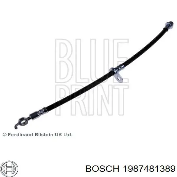 Купити 1987481389 Bosch Шланг гальмівний передній, правий